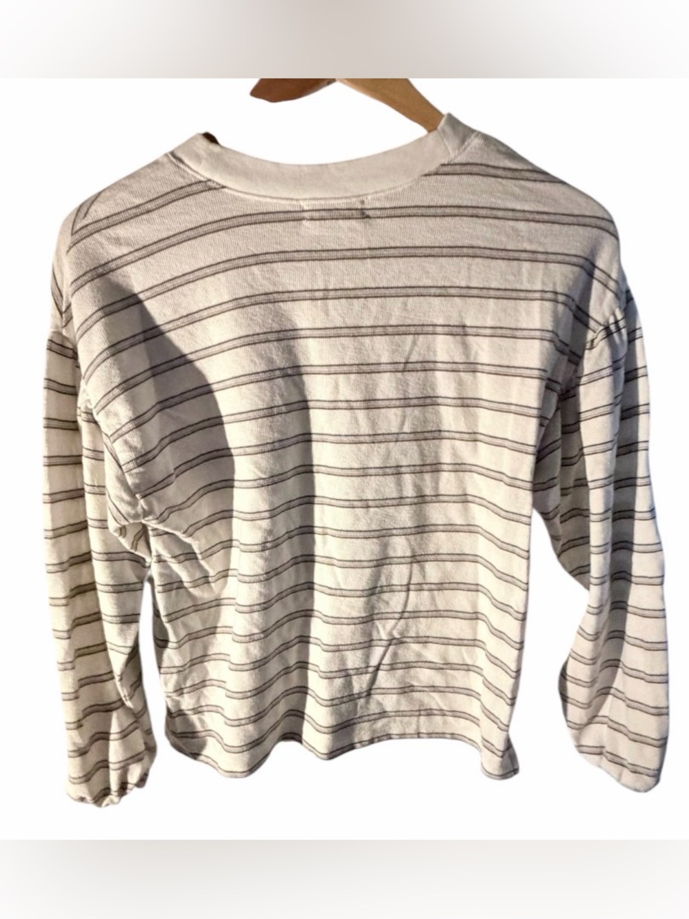Madewell Striped Long Sleeve Tee shirt Women's XS - Picture 2 of 3